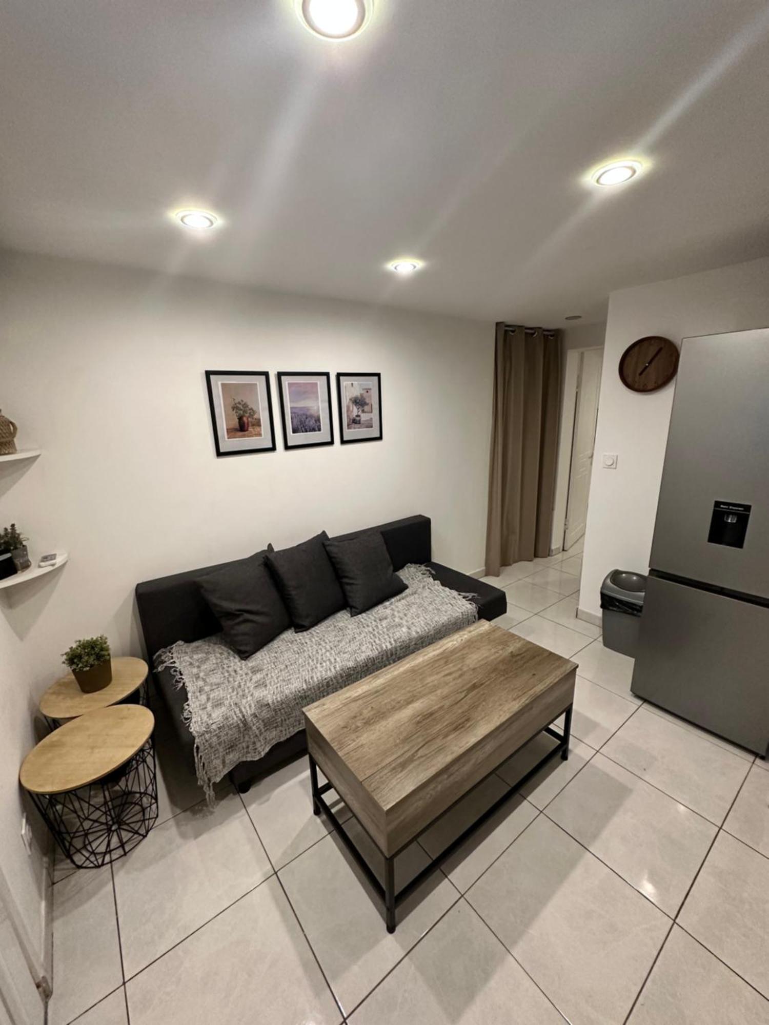 Jolie Appartement Nice Proche Mer Et Aeroport Une Chambre Plus Salon Avec Cuisine Buitenkant foto