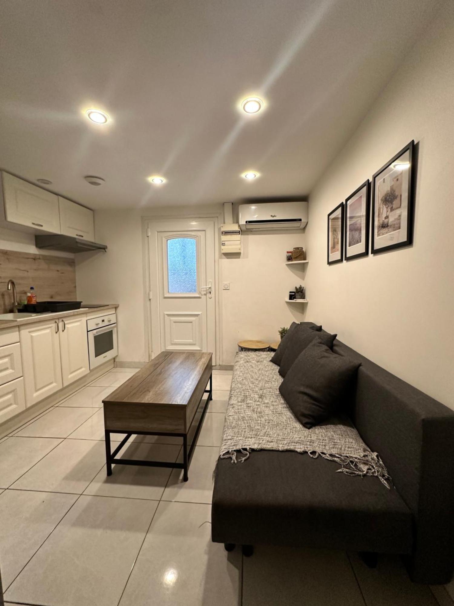 Jolie Appartement Nice Proche Mer Et Aeroport Une Chambre Plus Salon Avec Cuisine Buitenkant foto